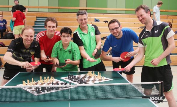 Rosner/Metz gewinnen Schach-Tischtennis-Turnier