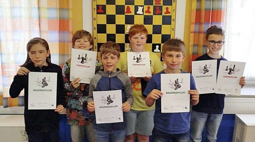 Rochade-Schüler erringen sieben Diplome